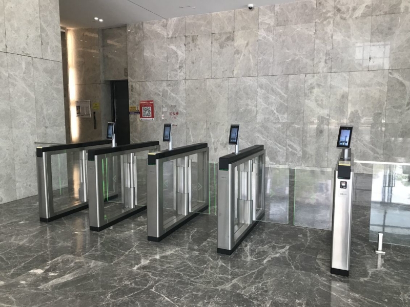 304 stainless steel speed barrier gate with face recognition device