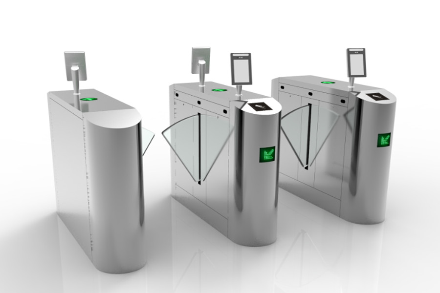 Face Recognition for Pedestrian Gate Access Control Barrier Turnstile