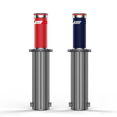 Automatic retractable parking bollards